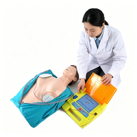 Défibrillateur AED portable pour l'extérieur, équipement médical scientifique, aide pédagogique grandeur nature durable, image couleur, médicalisé automatisé