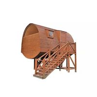 Maison mobile ronde d'extérieur, maison préfabriquée portable avec structure en acier, imperméable, pour le camping, le glamping, le jardin, le studio, l'appartement, le hall