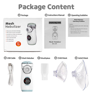 Xách tay cầm tay <span class=keywords><strong>mini</strong></span> vaporizers Ống hít lưới Atomizer siêu âm lưới Máy phun sương mát máy với USB sạc - Product Image 5
