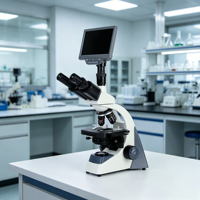 7 Inch 12MP Digital Biological Microscope Camera USB Type C UVC Lab School Teaching Tool OEM Factory Wholesale