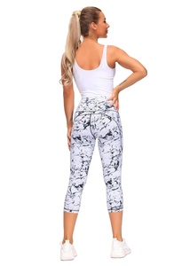 Pantalon de yoga taille haute en coton biologique pour femme, solide, doux et durable, écologique, pour un usage quotidien. - Product Image 2