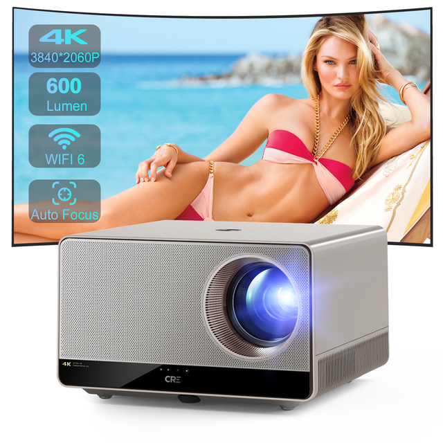 Native 4K LED Projector U1-Android 12 8000 Lumens WiFi6 | 2*HDMI2.1 Auto Focus/Keystone/Frame/Obstacle Avoidance
