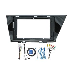 Cadre de voiture fait à la main pour <span class=keywords><strong>KIA</strong></span> <span class=keywords><strong>Niro</strong></span> <span class=keywords><strong>2017</strong></span>, autoradio, 9 pouces, avec connecteur de harnais à câble métallique, lunette - Product Image 1