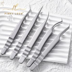 Juego de Pinzas para Pestañas de Volumen Personalizadas Pinky Leem al por Mayor, Pinzas de Acero Inoxidable para Extensión de Pestañas, Herramienta de Belleza Vetus - Product Image 3