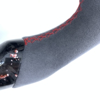 Volant en fibre de carbone personnalisé pour Ford MK3 Focus avec écran LED en carbone forgé