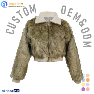 Veste d'hiver en jean denim pour femme, col côtelé personnalisé Q&D OEM 2026, de haute qualité, composite, rembourrage en fourrure - Product Image 1