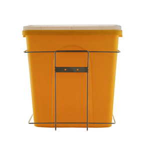 Caja de Almacenamiento para Objetos Punzocortantes, Estante de Acero Inoxidable 36x22x30.5cm, Diseño Industrial, Duradero, Montaje en Pared - Product Image 1