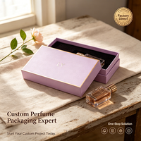 Coffret cadeau de parfum cosmétique à base d'huiles essentielles de luxe, design personnalisé, emballage rigide
