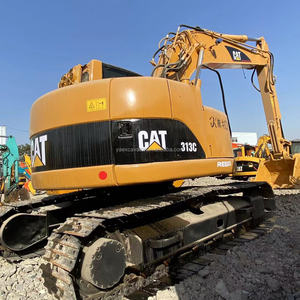 Machinerie d'occasion prête à l'emploi, excavatrice Caterpillar 13 tonnes CAT 313C, excellent état, pour travaux de construction. - Product Image 5