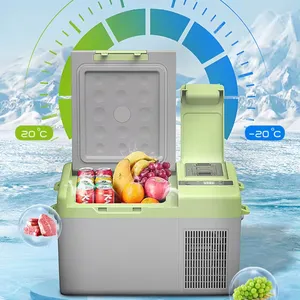 Alpicool Y9e Mini Tủ Lạnh Tủ Đông Xách Tay Máy Nén Xe Tủ Lạnh Điện Cooler Cắm Trại Có Thể Sạc Lại Tủ Đông Pin Có Thể Tháo Rời