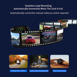 กล้องติดรถยนต์ A7 4K พร้อม WiFi เชื่อมต่อโทรศัพท์ ระบบ ADAS GPS บันทึกภาพแบบวนซ้ำ ตรวจจับความเคลื่อนไหว บันทึกภาพแบบคู่ - Product Image 6