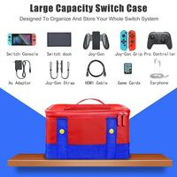 Estuche de Transporte Grande para Consola Nintendo Switch OLED, Estuche de Almacenamiento de Viaje Compatible con el Control Pro de Nintendo Switch y Joycon