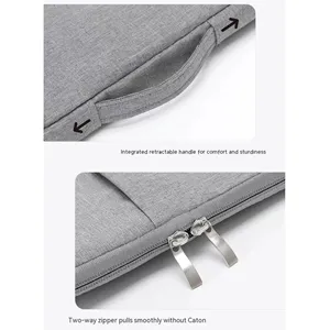 Сумка для ноутбука совместимая с 13/14/15/<span class=keywords><strong>16</strong></span> дюймов MacBook Air Mac Pro M1 Поверхностная сумка для компьютера Dell <span class=keywords><strong>HP</strong></span> с карманом - Product Image 3