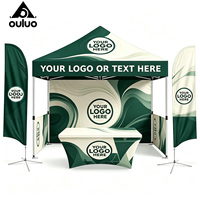 Tente de réception pliable 3x3m en tissu Oxford 300D, impression de logo personnalisée, imperméable, toutes saisons, certifiée CE