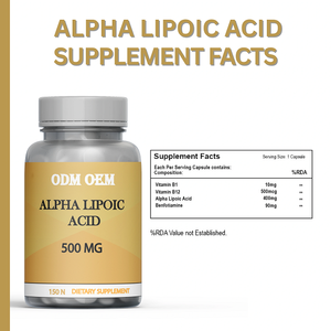 Cápsulas de Ácido Alfa Lipoico (ALA) <span class=keywords><strong>150</strong></span>, Fabricación por <span class=keywords><strong>Contrato</strong></span> de Marca Privada OEM, Proveedor de Cápsulas al por Mayor - Product Image 2