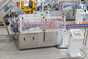 プラスチック製空ボトルフィーダーおよびアンスクランブラー機械（全自動ボトル方向変更装置付き） - Product Image 2