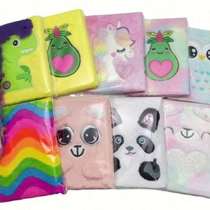 High Quality Thermal Binding Plush Cover Cute Mini Animal-Themed Custom Journal <b>Diary</b> Hardcover <b>A5</b> 80 Sheets USA Mairun Kids - Product Image 6
