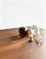 Bouteille de vin en verre de luxe, bouteille de liqueur en verre, 500 ml, 700 ml, bouteille de spiritueux en verre unique en forme de larme pour le gin, les spiritueux distillés