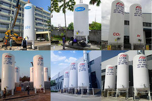 Cryogene Vloeibare Aard Gas Opslagtank Cilinder Grote Container <span class=keywords><strong>Co2</strong></span> Tanks - Product Image 3