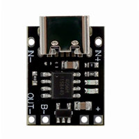 Module de charge pour batterie au lithium ultra-compacte 1A, pour batteries au lithium ternaire 3.7V-4.2V, avec protection de type C