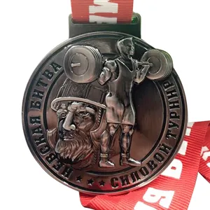 1st 2nd 3rd kazanan metal badminton madalya kristal hatıra madalya trophy şerit - Product Image 1