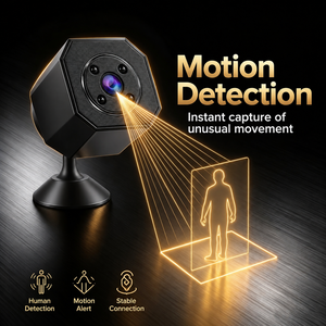 Mini Button <b>Camera</b> 1080P 2MP WiFi 160° Wide Angle AI Animal Recognition for Elderly Kids Pet Home Monitoring - Product Image 6