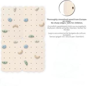 LM Mur d'<span class=keywords><strong>escalade</strong></span> pour enfants pour chambres d'enfants Cadre d'<span class=keywords><strong>escalade</strong></span> et équipement de jeu intérieur, <span class=keywords><strong>escalade</strong></span> avec poignées d'<span class=keywords><strong>escalade</strong></span> pour enfants - Product Image 4