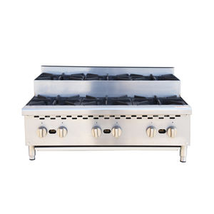 36 Zoll 6-Flammen-Heizplatte Edelstahl-Gasbrenner Tischplatte Gewerbliche Gas kochherde Hotel küchen ausrüstung - Product Image 4