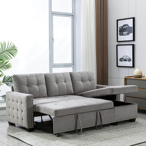 Canapé-lit Frank Furniture pour salon, le plus populaire, confortable, avec rangement, en forme de L, sectionnel d'angle - Product Image 2