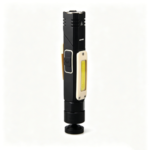 Portable COB <b>LED</b> <b>Flashlight</b>, 90-Degree Rotatable Work Light with 100-1000 Lumens for Camping, Hiking and Daily Use - Product Image 1