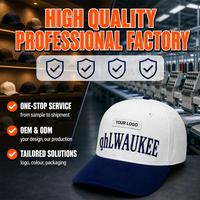 Casquette de baseball bicolore pour hommes et femmes, idéale pour les sports de plein air, la course à pied, le golf, les événements d'équipe et de club, avec logo brodé personnalisé, vente en gros