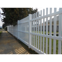 Clôture en PVC moderne, minimaliste, de couleur blanche/noire, pour usage extérieur, personnalisable OEM/ODM, pour jardin/hôtel/maison