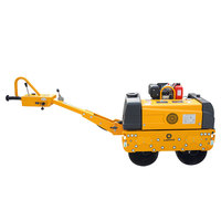 Compacteur vibrant à double tambour portatif à prix d'usine