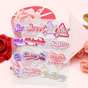 3D Çocuklar İçin Kabarık Etiket Sayfası Promosyon DIY El İşi Sevimli Karikatür Dekoratif Günlük Etiketleri - Product Image 2