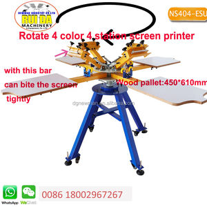 Máquina <span class=keywords><strong>de</strong></span> Serigrafía <span class=keywords><strong>de</strong></span> 4-6-8 Colores, <span class=keywords><strong>Precio</strong></span> <span class=keywords><strong>de</strong></span> Fábrica <span class=keywords><strong>en</strong></span> China, para Camisetas, Bolsas, Telas y Logotipos - Product Image 3