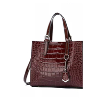 Tissu en cuir synthétique peau de crocodile de haute qualité à la mode pour sacs, sacs, sacs à main, rembourrage