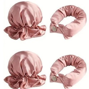 Rizador sin calor, diadema, moño de satén suave, rizadores de pelo, juego de rodillos de pelo <span class=keywords><strong>para</strong></span> dormir con ondas mágicas - Product Image 5