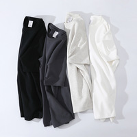 Kaos O-Neck Lengan Pendek Pengontrol Suhu Inframerah Jauh Desain Unisex Bahan Berat 300g Bernapas Rasa Katun Trendi
