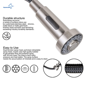 ก๊อกน้ำซิงค์ห้อง<span class=keywords><strong>ครัว</strong></span>แบบดึงลงทำจากนิกเกิลขัดเงาพร้อมผู้จำหน่ายในเอเชียตะวันออกเฉียงใต้ - Product Image 4
