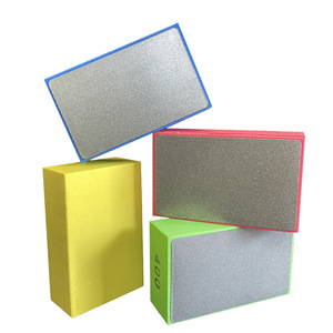 Disque de meulage diamanté portatif 90x55mm, grain 400, résistant à l'usure, pour le traitement des céramiques, forme rectangulaire - Product Image 1