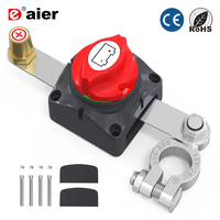 Interrupteur de batterie 12V étanche, coupe-circuit principal à borne supérieure en cuivre pour bateaux, voitures et camions |   CE RoHS |   Fabricant