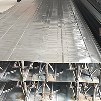 Panneaux de plancher en acier galvanisé au design moderne Système de terrasse durable en treillis métallique en acier au carbone avec revêtement anticorrosion