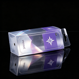 Boîte pliable personnalisée en PP avec couvercle rabattable, finition mate, en plastique transparent, pour cosmétiques, parfums, électronique, présentoir de cadeaux, vente en gros, usine OEM - Product Image 3
