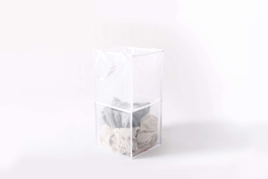 Meilleures ventes Panier à linge moderne en tissu pliable rectangulaire avec poignées pour le rangement des vêtements - Product Image 3