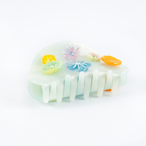 YIY - Pinza <span class=keywords><strong>de</strong></span> Pelo <span class=keywords><strong>de</strong></span> Acetato <span class=keywords><strong>de</strong></span> 9 cm, Estilo Coreano, a la Moda, en Colores Macaron, Pinzas <span class=keywords><strong>de</strong></span> Pelo Personalizadas, Accesorios para el Cabello - Product Image 5
