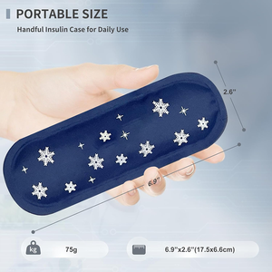 Paquete de Gel Frío/Caliente Reutilizable Aprobado por la TSA, Paquete de Hielo de Gel de Nailon No Tóxico para Estuche Refrigerante de Insulina Eva - Product Image 3