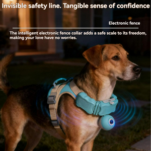 Smart GPS Hunde halsband Doppel frequenz Geo Fencing Anti Bark Tracker Wiederauf ladbar 1 Monat lange Akkulaufzeit für die Sicherheit von Haustieren im Freien - Product Image 2