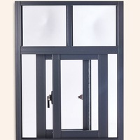 Заводская низкая цена, прямые продажи алюминиевых раздвижных окон с двойным остеклением с экранами