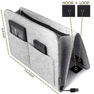 Multi Functional Set Stuff Organizer Pockets <strong>Bed</strong> Hanging Storage Felt Bedside <strong>Caddy</strong> for Living Room - Product Image 1
