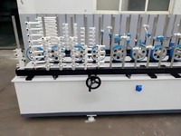 Machine automatique de profilage du bois de 600 mm pour panneaux muraux de portes en bois, PVC, WPC